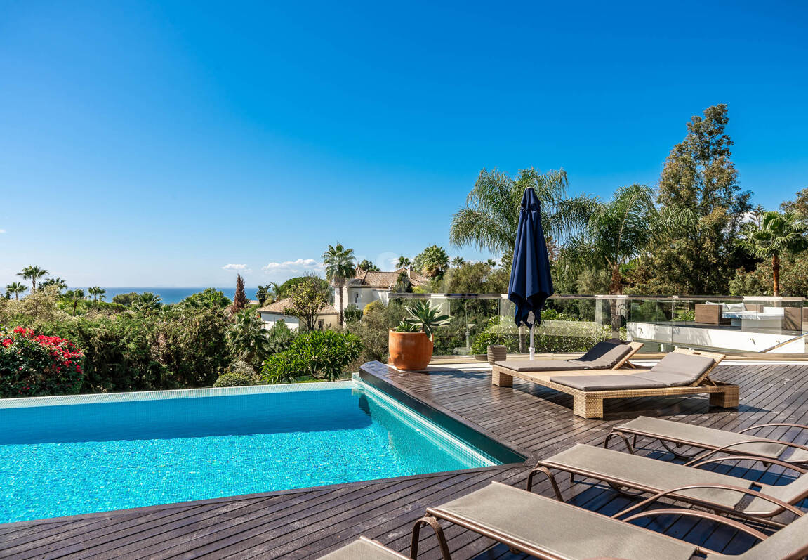 Villa moderna en Hacienda Las Chapas con impresionantes vistas al mar