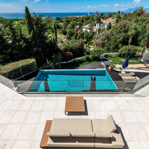 Villa moderna en Hacienda Las Chapas con impresionantes vistas al mar