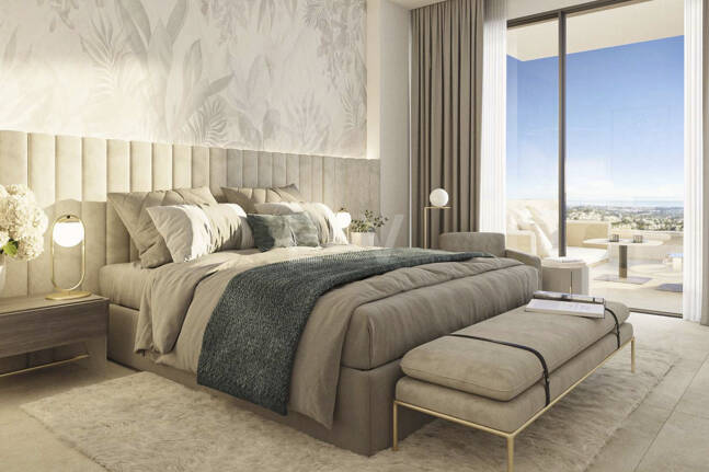 Vacker lägenhet med fantastisk havsutsikt