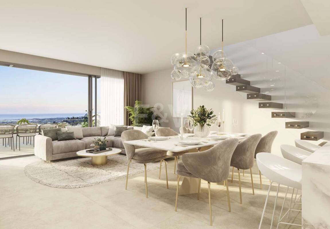 Vacker lägenhet med fantastisk havsutsikt