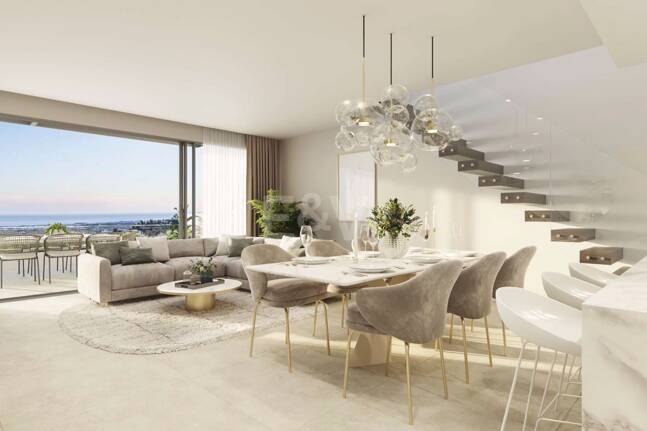 Vacker lägenhet med fantastisk havsutsikt