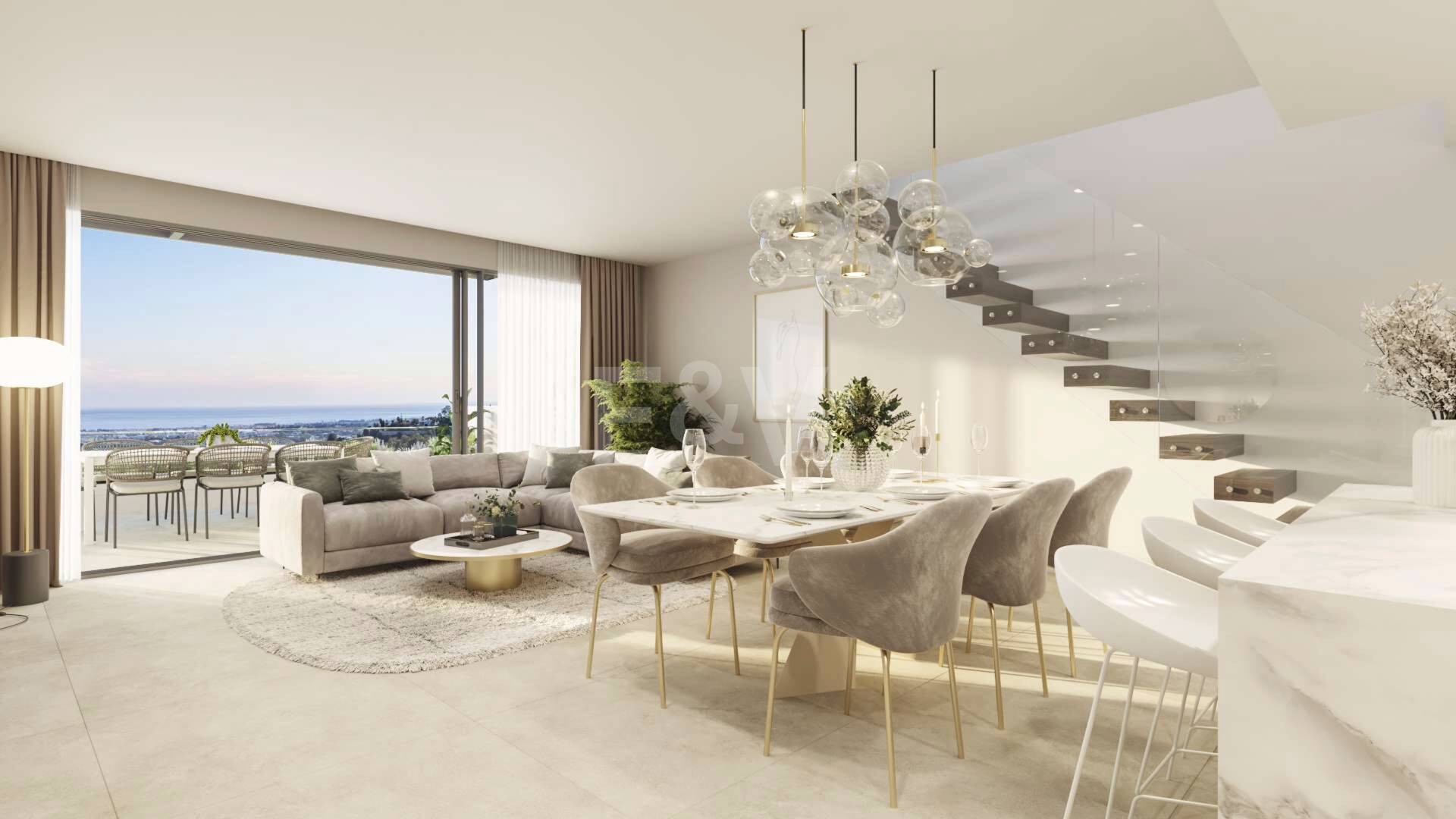 Vacker lägenhet med fantastisk havsutsikt