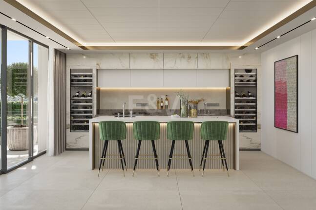 Designer Villa Project at Los Flamingos Golf with Elevated Front Line Golf Position