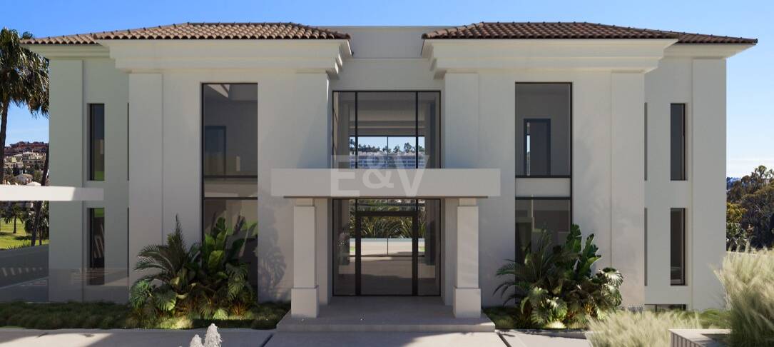 Designer Villa Project at Los Flamingos Golf with Elevated Front Line Golf Position