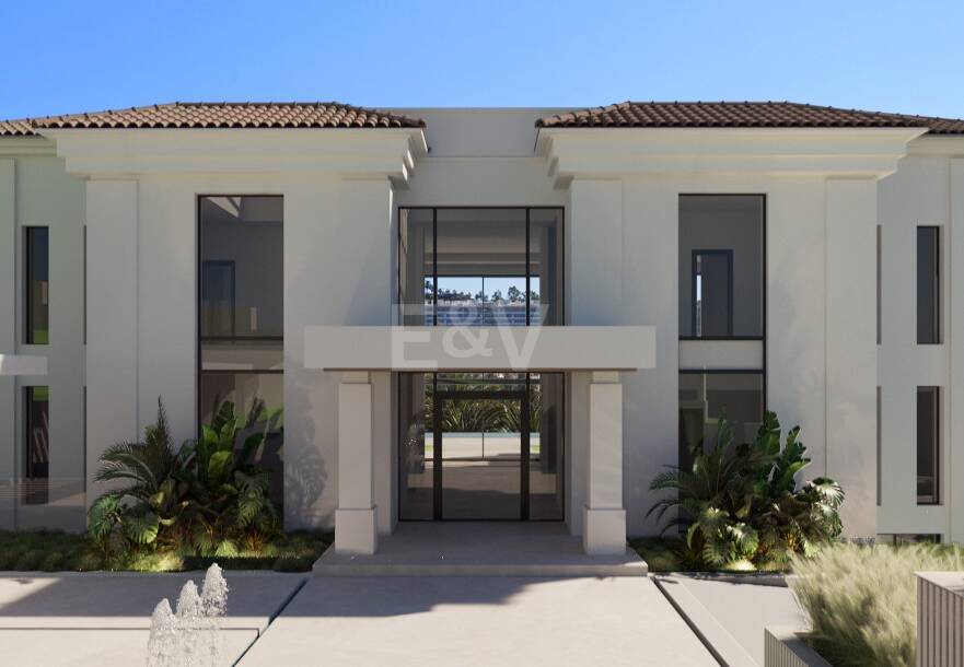 Designer Villa Project at Los Flamingos Golf with Elevated Front Line Golf Position