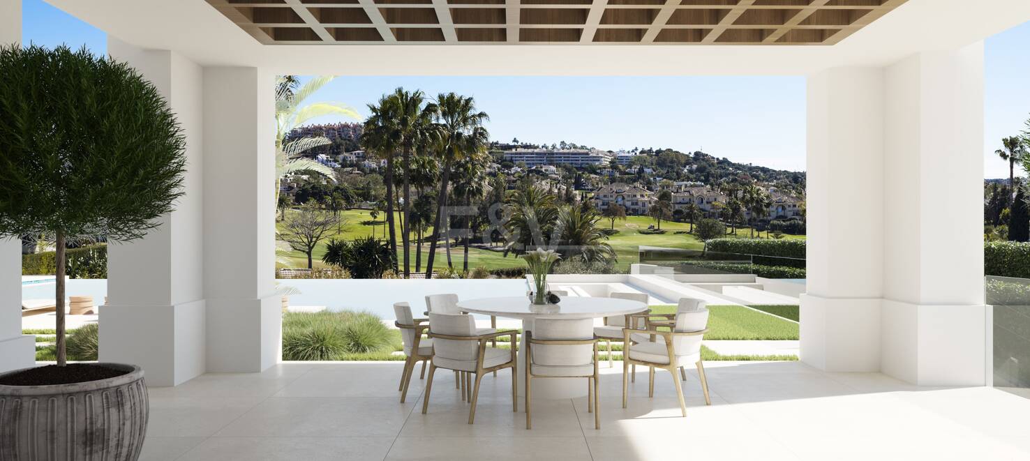 Designer Villa Project at Los Flamingos Golf with Elevated Front Line Golf Position