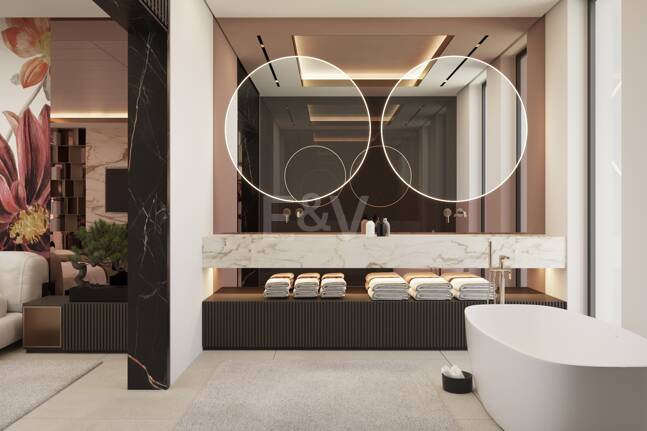 Designer Villa Project at Los Flamingos Golf with Elevated Front Line Golf Position