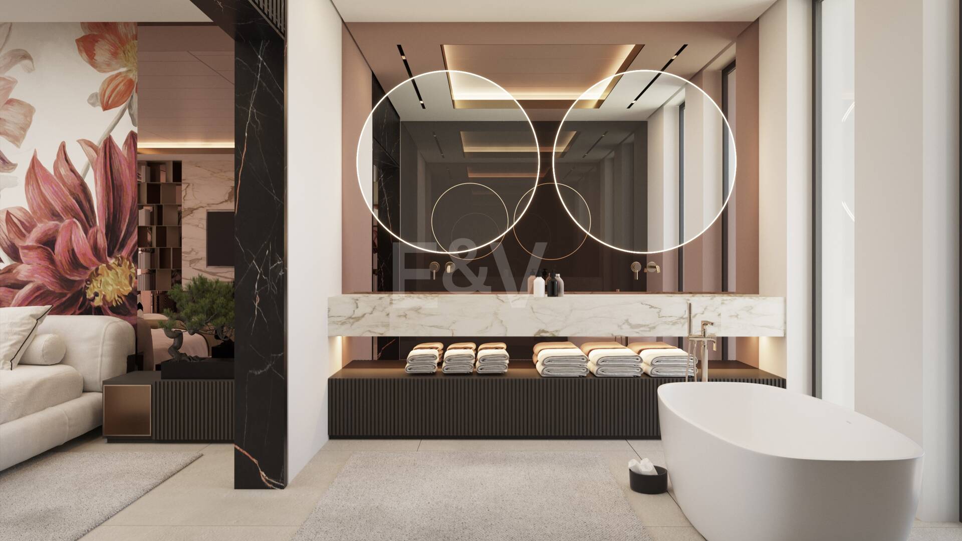 Designer-Villa-Projekt am Los Flamingos Golf mit erhöhter Frontlage am Golfplatz