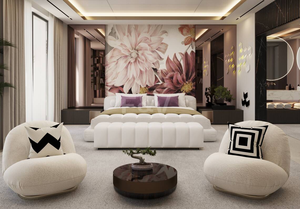 Designer Villa Project på Los Flamingos Golf med upphöjd frontlinje Golf Position
