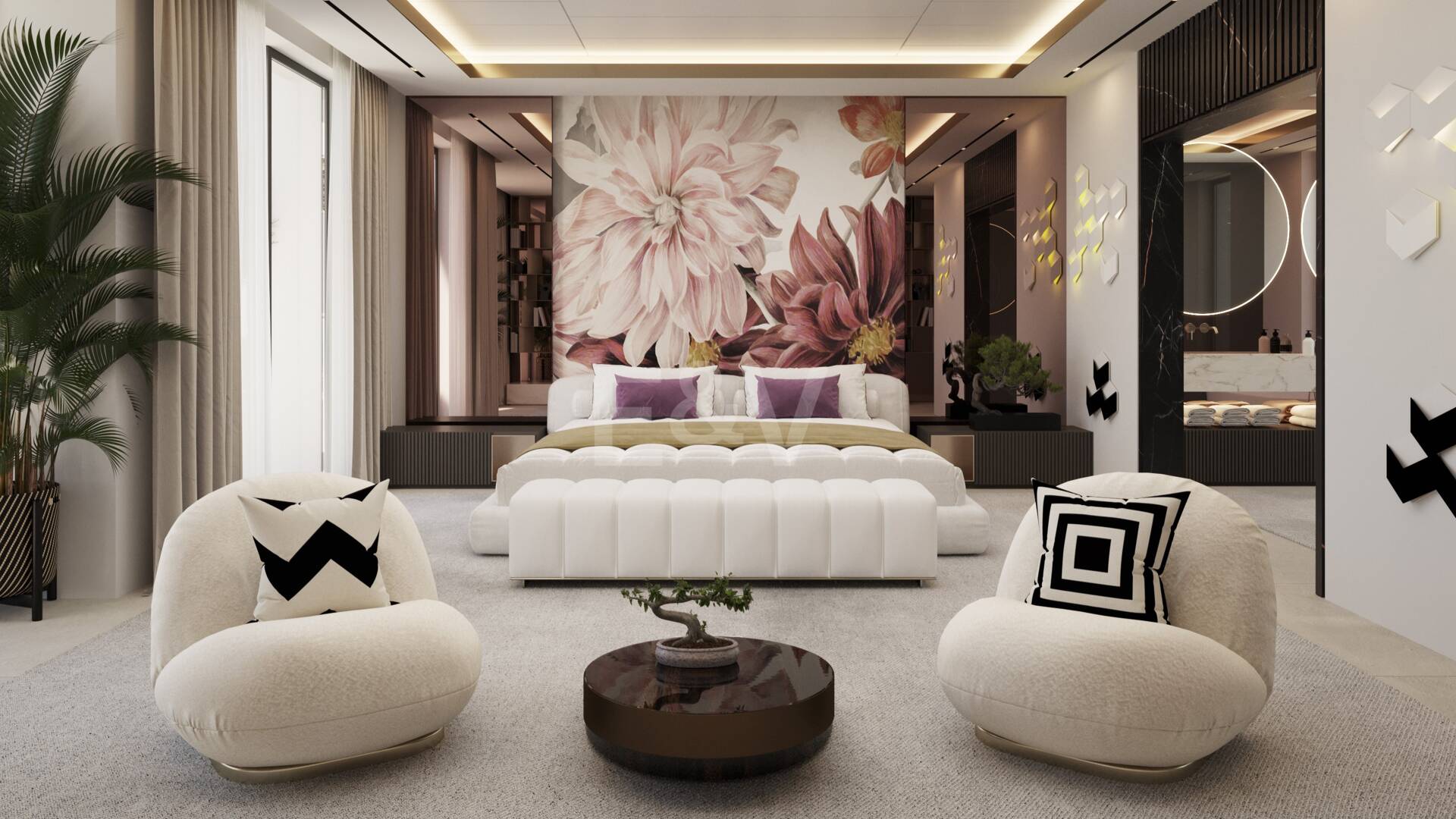 Designer Villa Project at Los Flamingos Golf with Elevated Front Line Golf Position