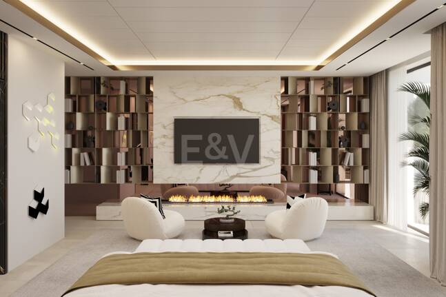 Designer Villa Project at Los Flamingos Golf with Elevated Front Line Golf Position