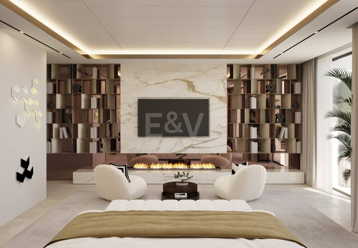 Designer Villa Project at Los Flamingos Golf with Elevated Front Line Golf Position