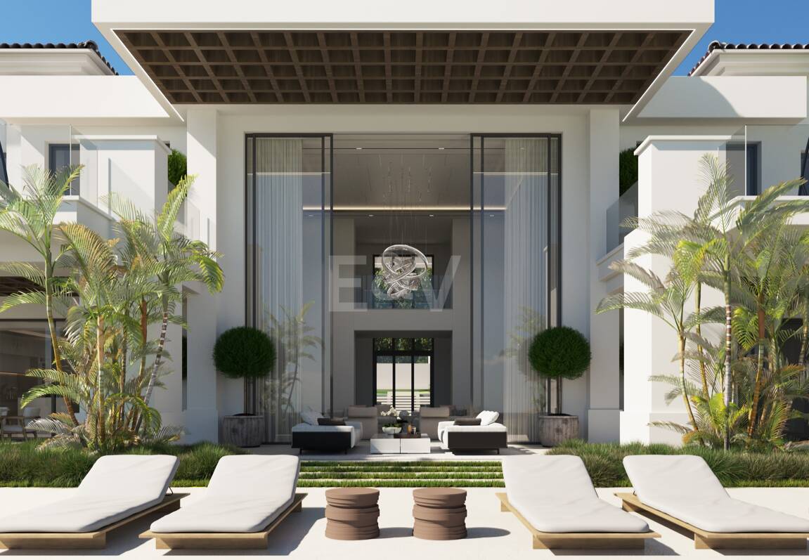 Designer Villa Project at Los Flamingos Golf with Elevated Front Line Golf Position