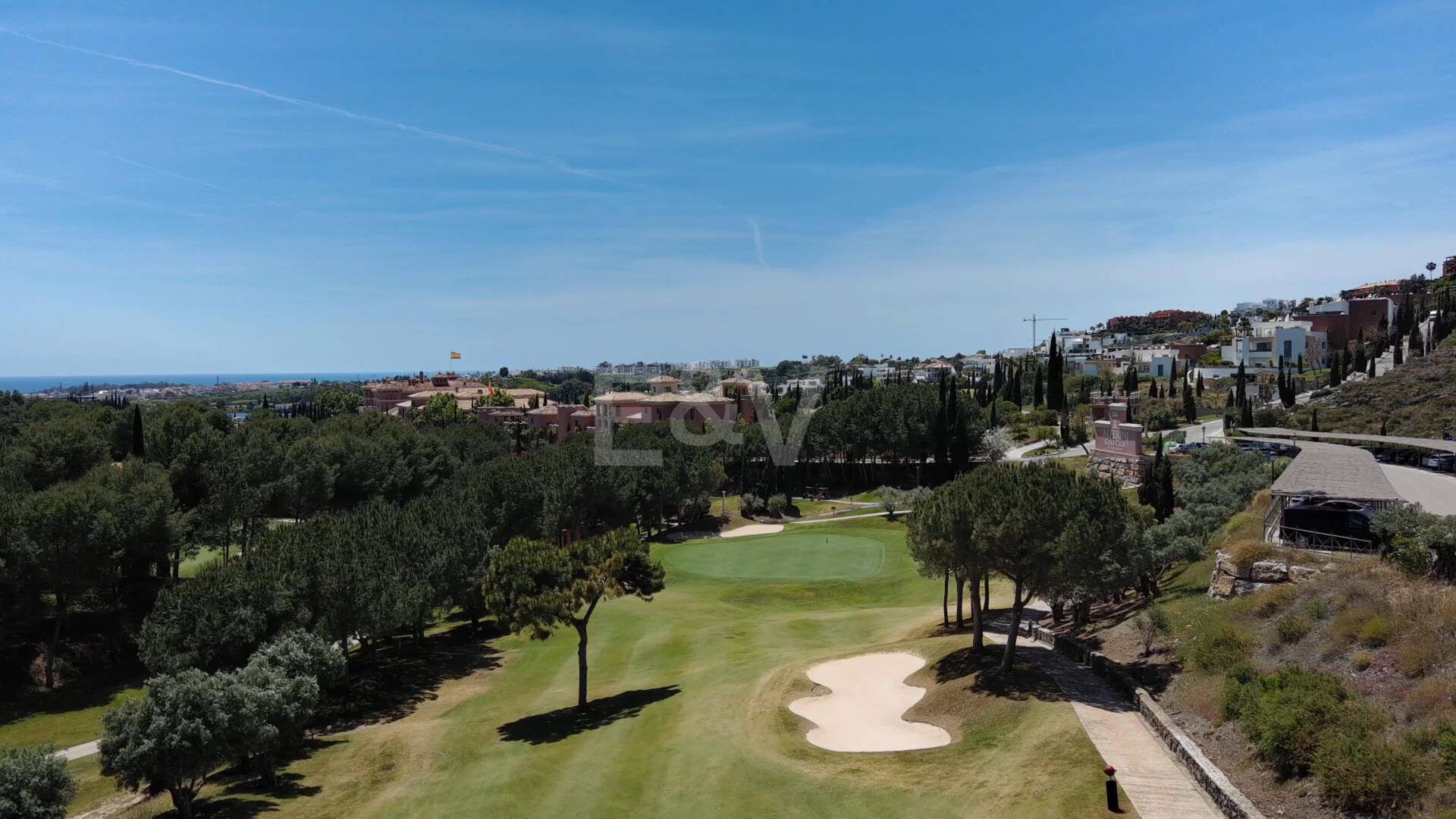 Designer-Villa-Projekt am Los Flamingos Golf mit erhöhter Frontlage am Golfplatz