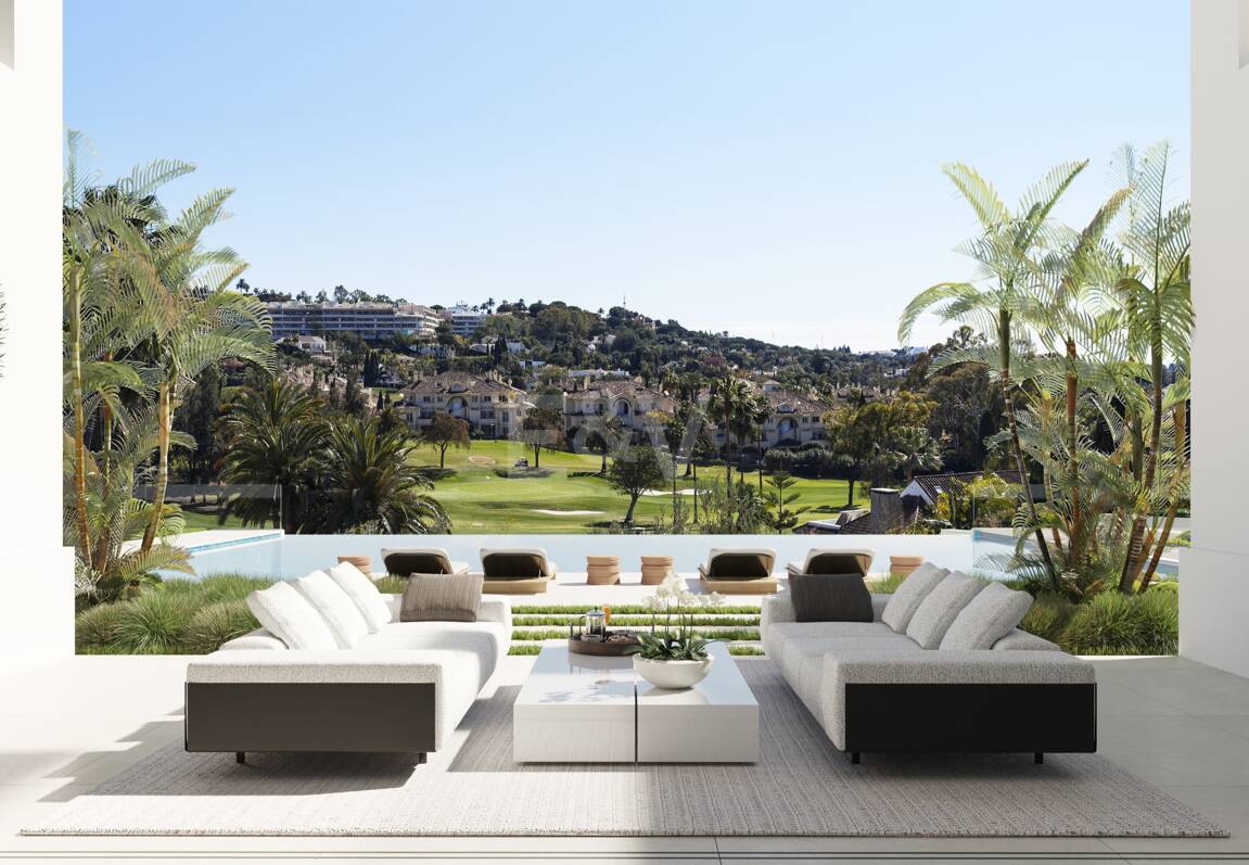 Designer Villa Project at Los Flamingos Golf with Elevated Front Line Golf Position