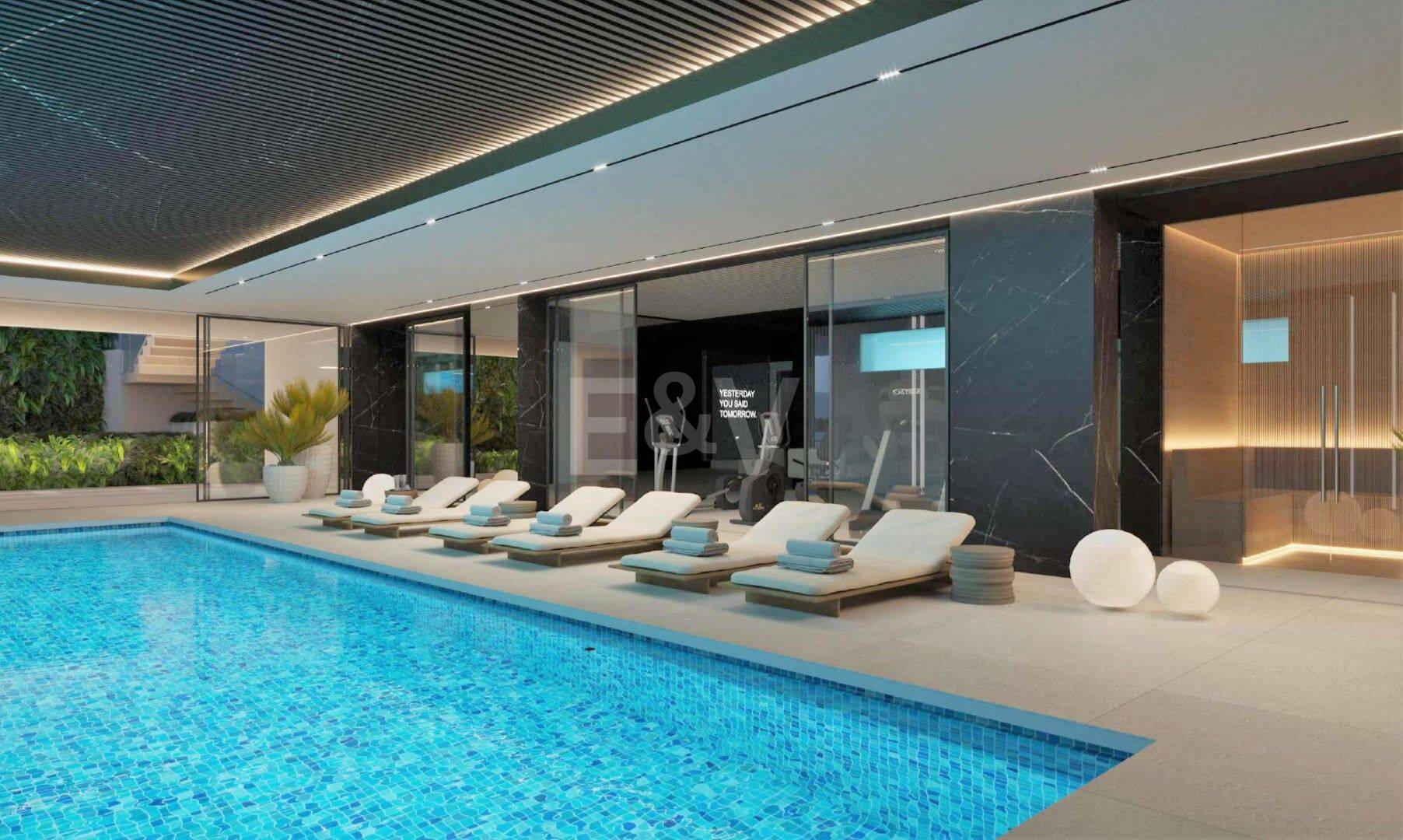 Designer-Villa-Projekt am Los Flamingos Golf mit erhöhter Frontlage am Golfplatz