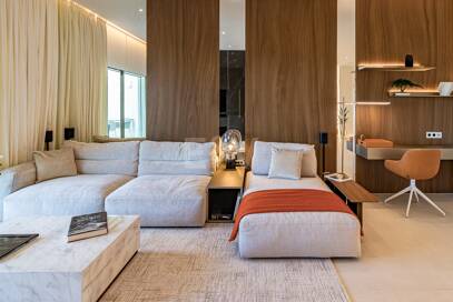 Luxueux Beachfront Townhouse à Coral Beach sur le Golden Mile de Marbella