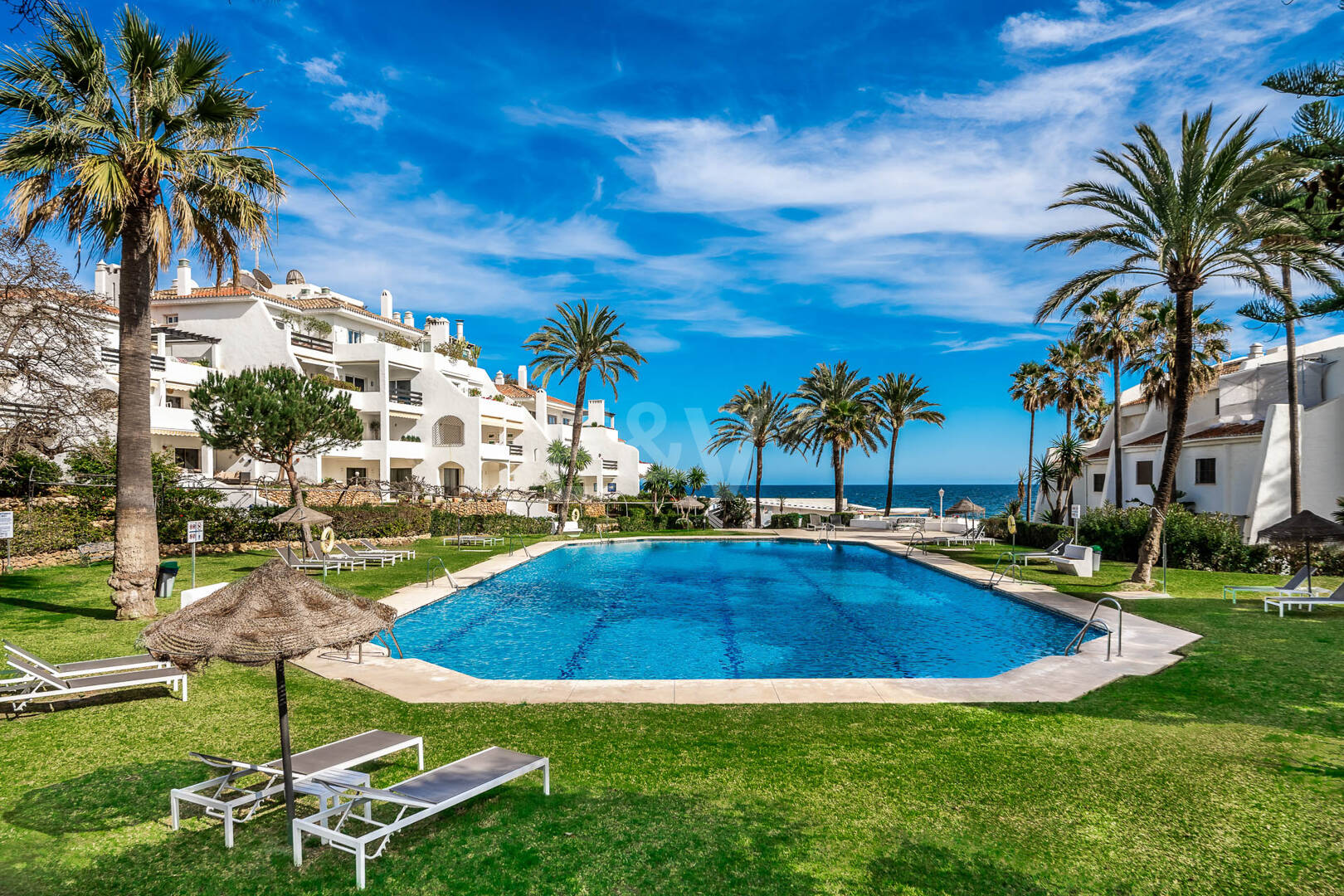 Luxurious Beachfront Townhouse in Coral Beach on Marbella's Golden Mile