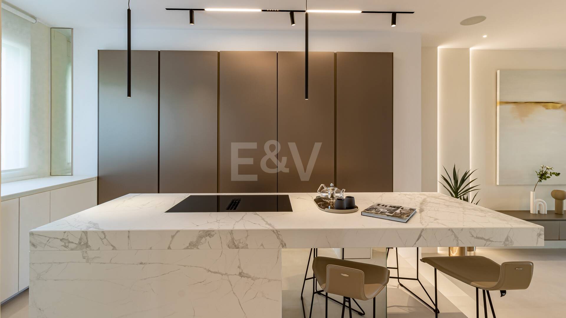 Luxueux Beachfront Townhouse à Coral Beach sur le Golden Mile de Marbella