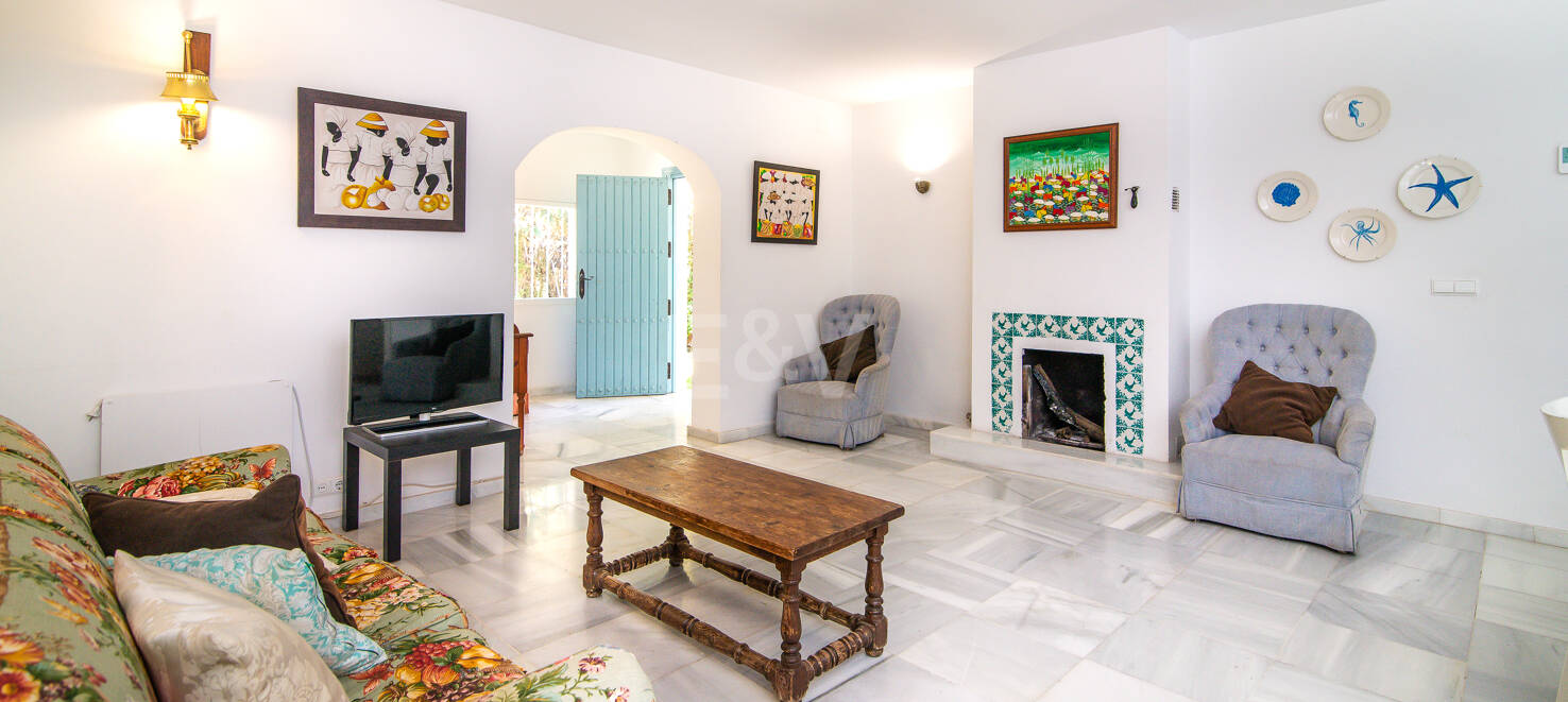 Cosy och Private Beachside villa i Cabopino