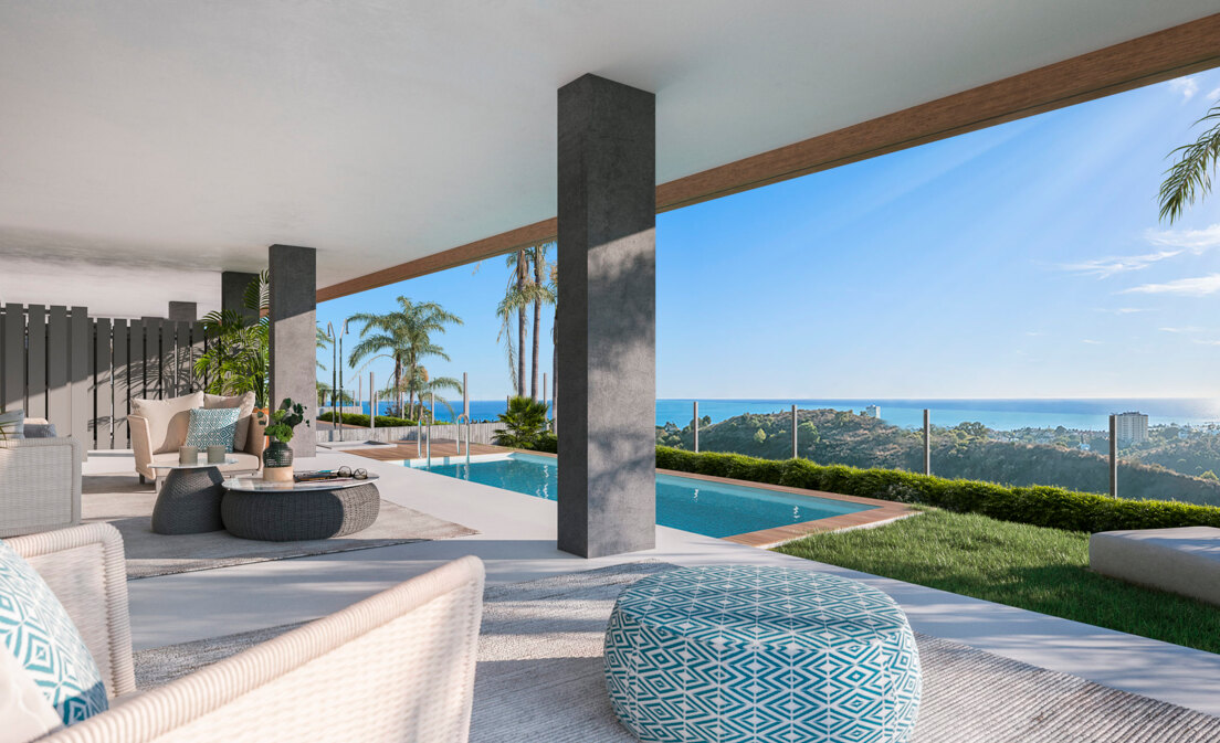 Apartment in Los Altos de Los Monteros under Construction with Amazing Views