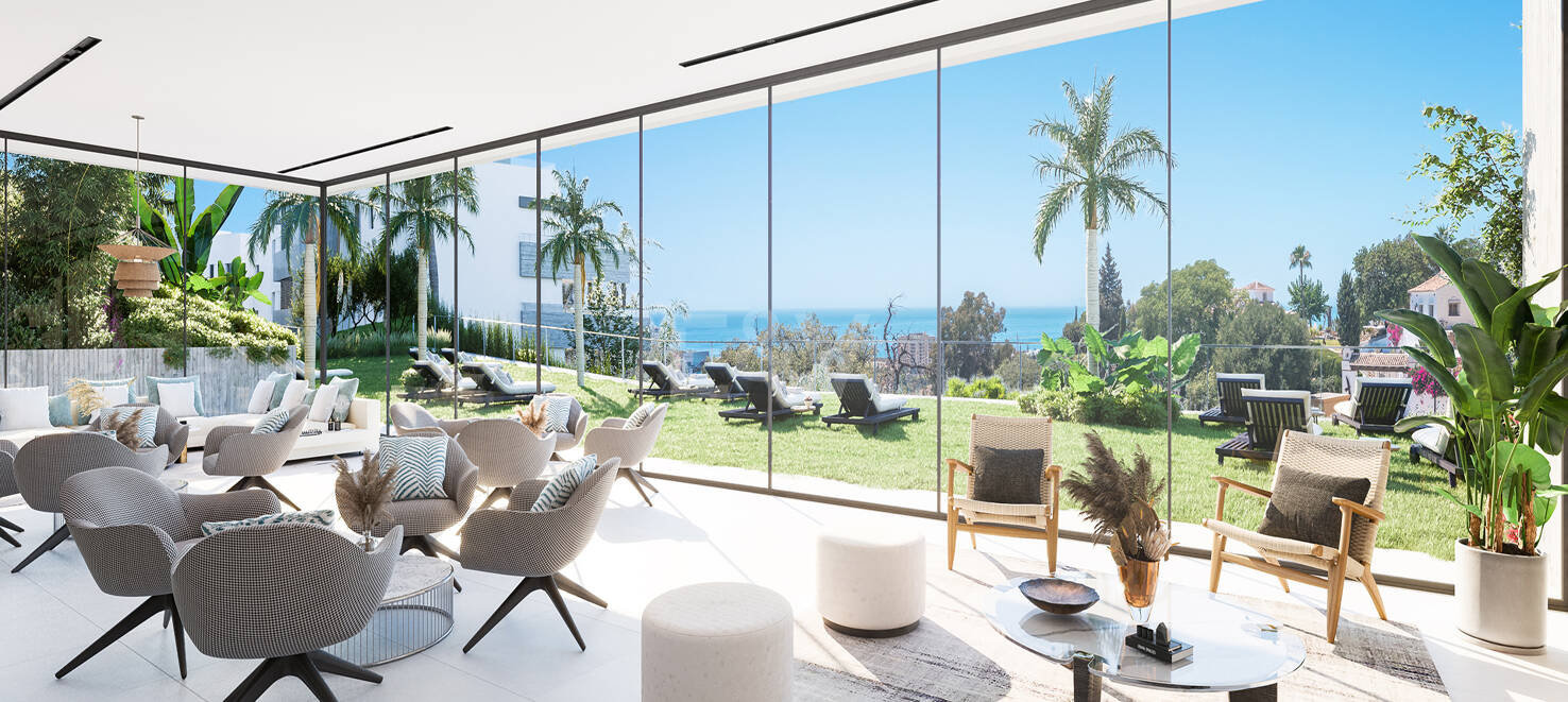 Lägenhet i Los Altos de Los Monteros under byggande med fantastisk utsikt