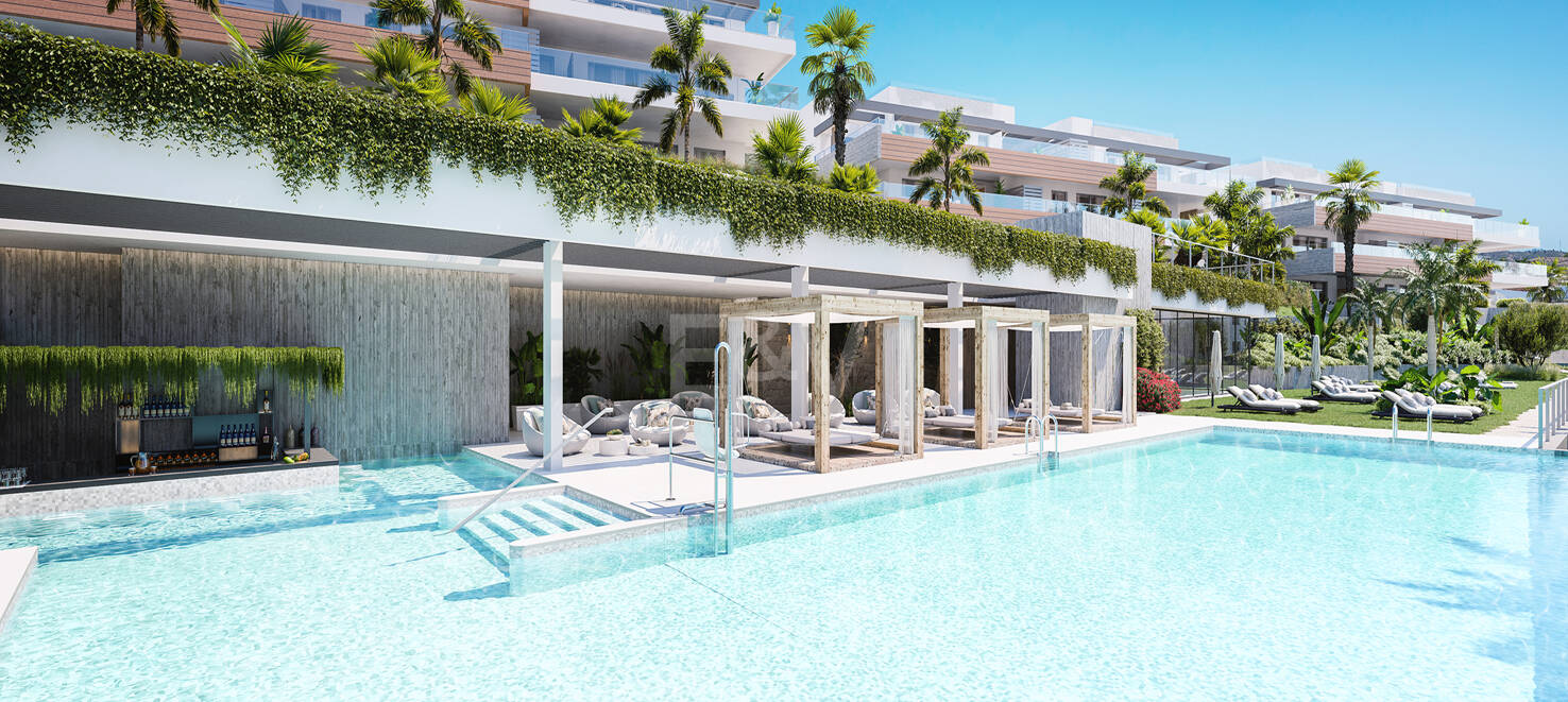 Lägenhet i Los Altos de Los Monteros under byggande med fantastisk utsikt