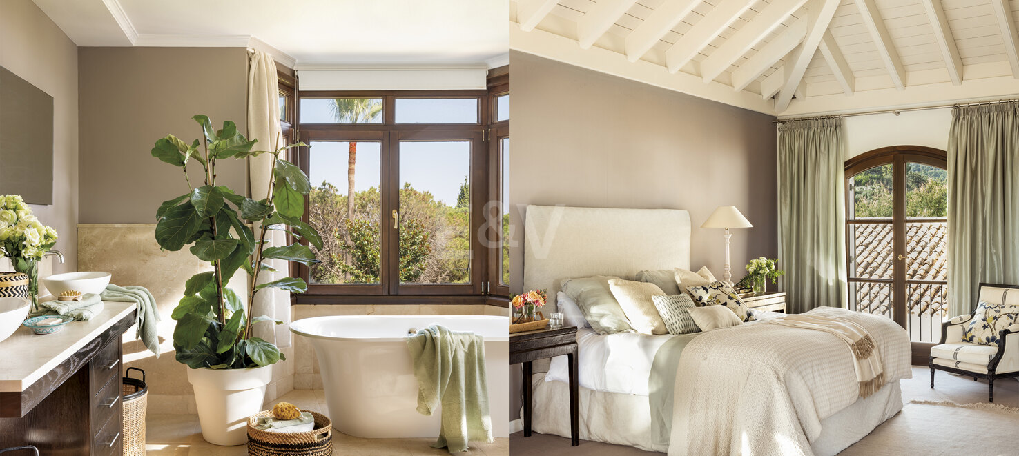 Villa im andalusischen Stil mit Panoramablick i El Madroñal