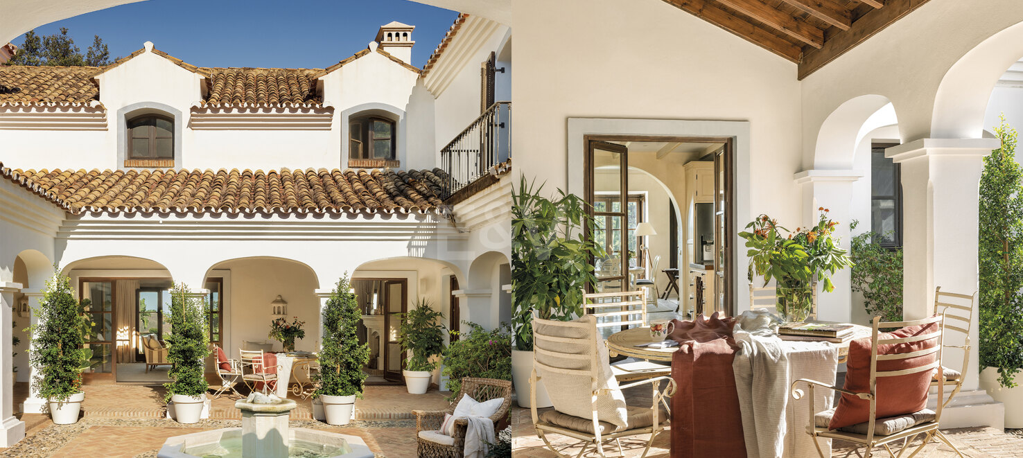 Villa im andalusischen Stil mit Panoramablick i El Madroñal