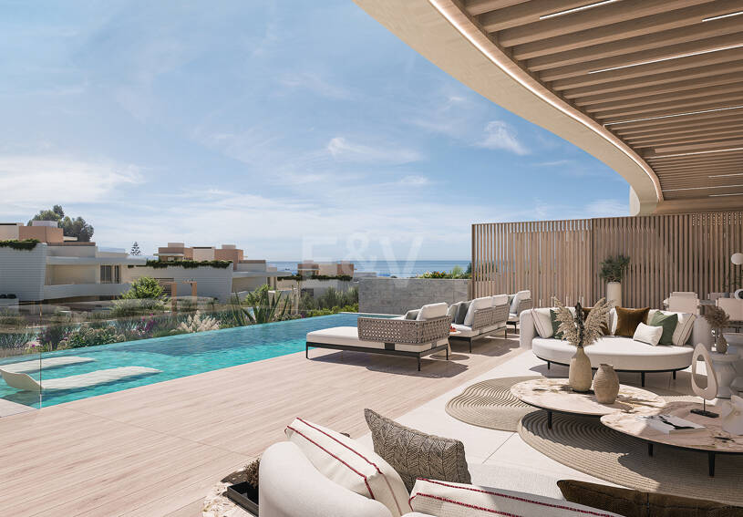 New Beachfront Resort Apartment in El Rosario