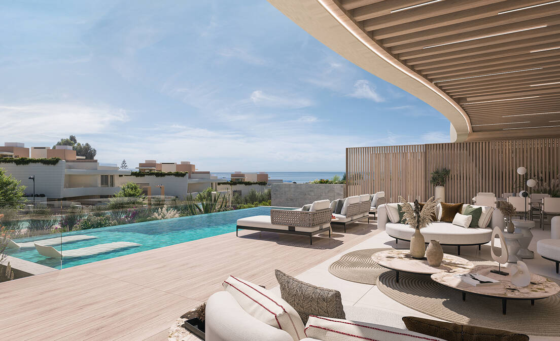 New Beachfront Resort Apartment in El Rosario