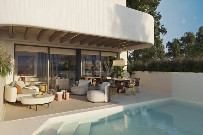 New Beachfront Resort Apartment in El Rosario