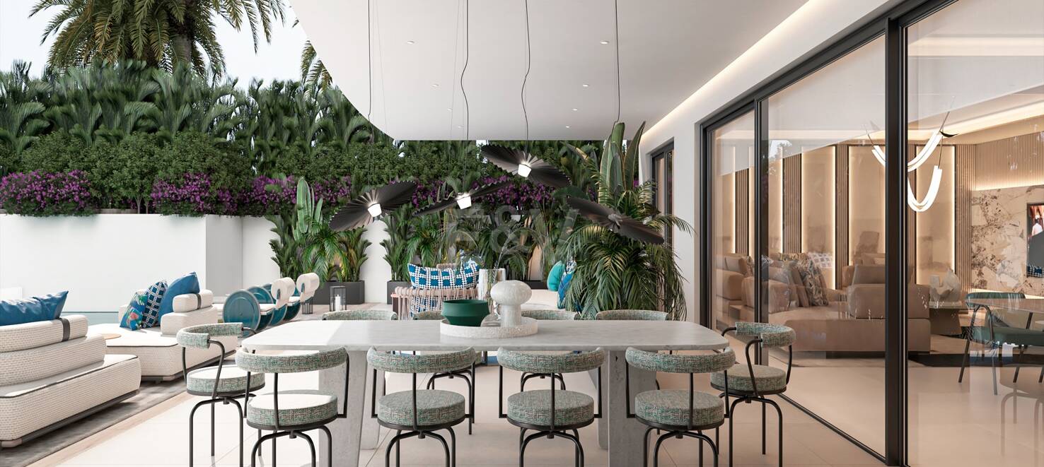 New Beachfront Resort Apartment in El Rosario