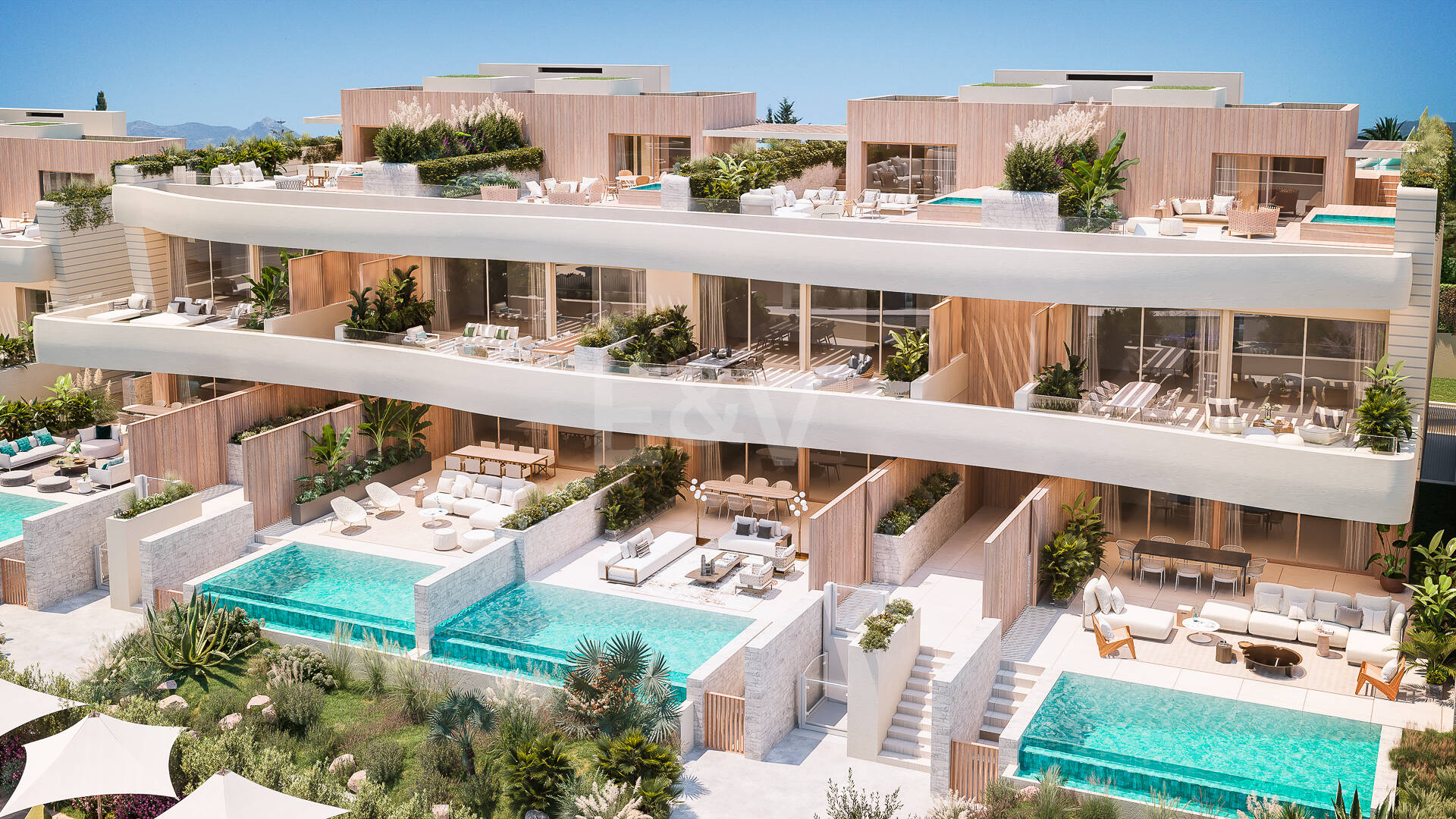 New Beachfront Resort Lägenhet i El Rosario