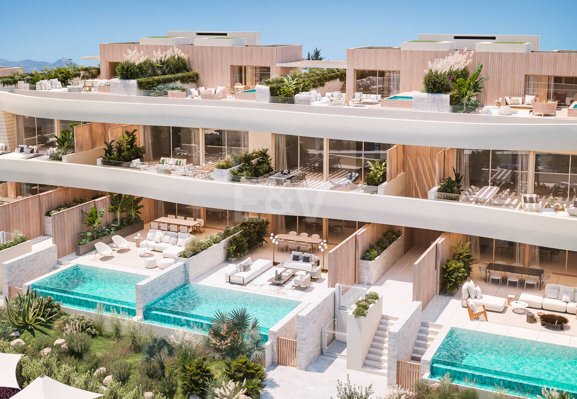 New Beachfront Resort Apartment in El Rosario