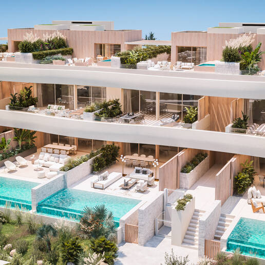 New Beachfront Resort Apartment in El Rosario
