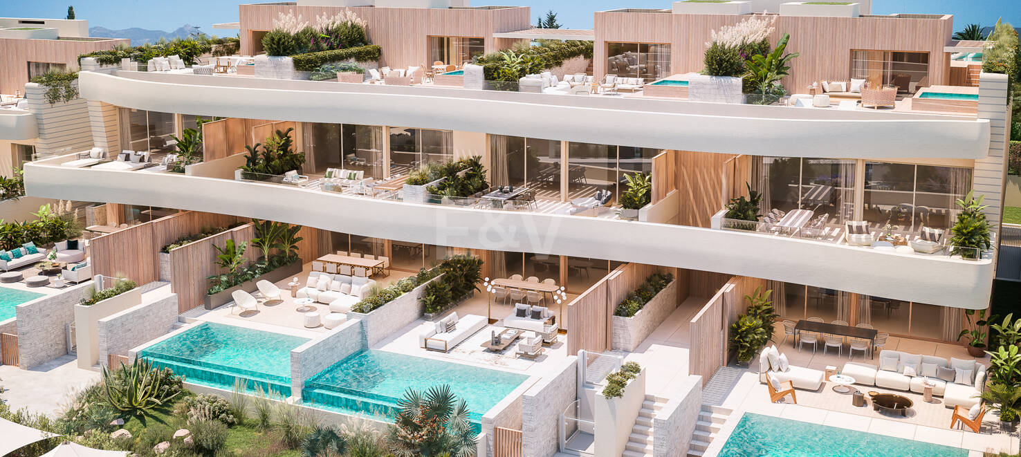 New Front Line Beach Resort Duplex Penthouse i El Rosario