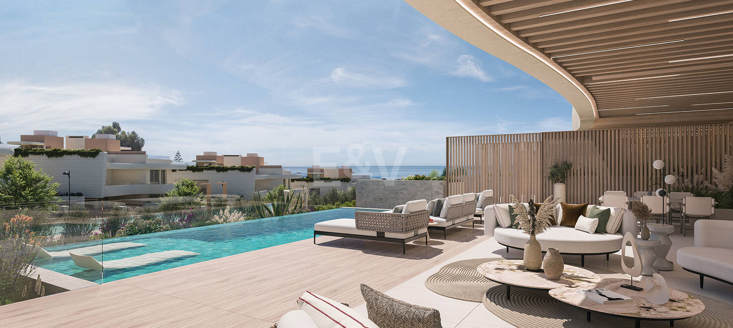 New Front Line Beach Resort Duplex Penthouse i El Rosario