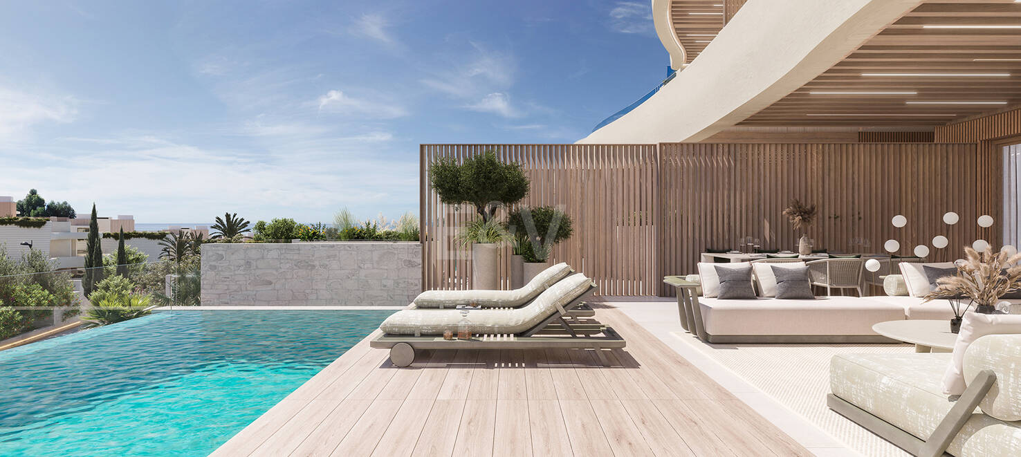 New Front Line Beach Resort Duplex Penthouse i El Rosario