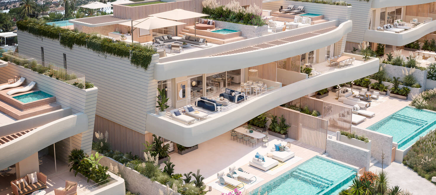 New Front Line Beach Resort Duplex Penthouse i El Rosario