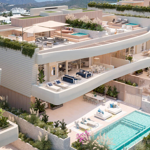 New Front Line Beach Resort Duplex Penthouse i El Rosario