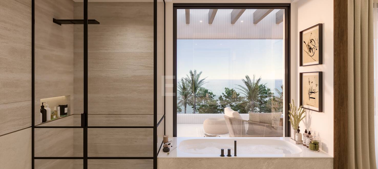 New Front Line Beach Resort Duplex Penthouse i El Rosario