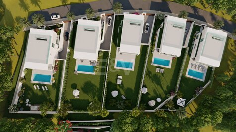 Proyecto de nuevas villas con piscinas en Elviria