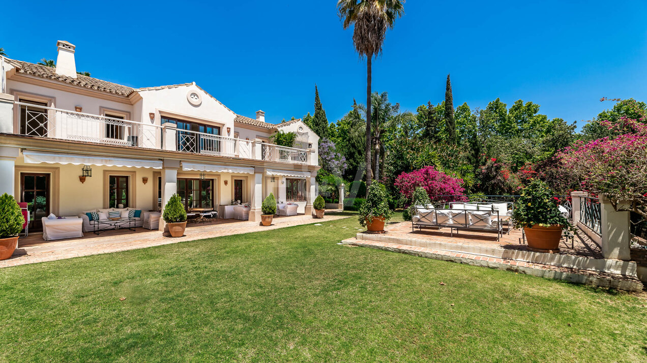 Villa familiar en el corazón de Marbella, en La Milla de Oro