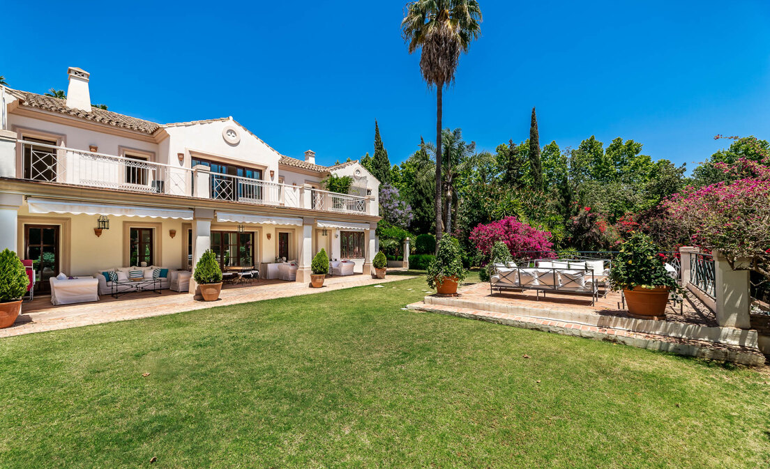 Villa familiar en el corazón de Marbella, en La Milla de Oro