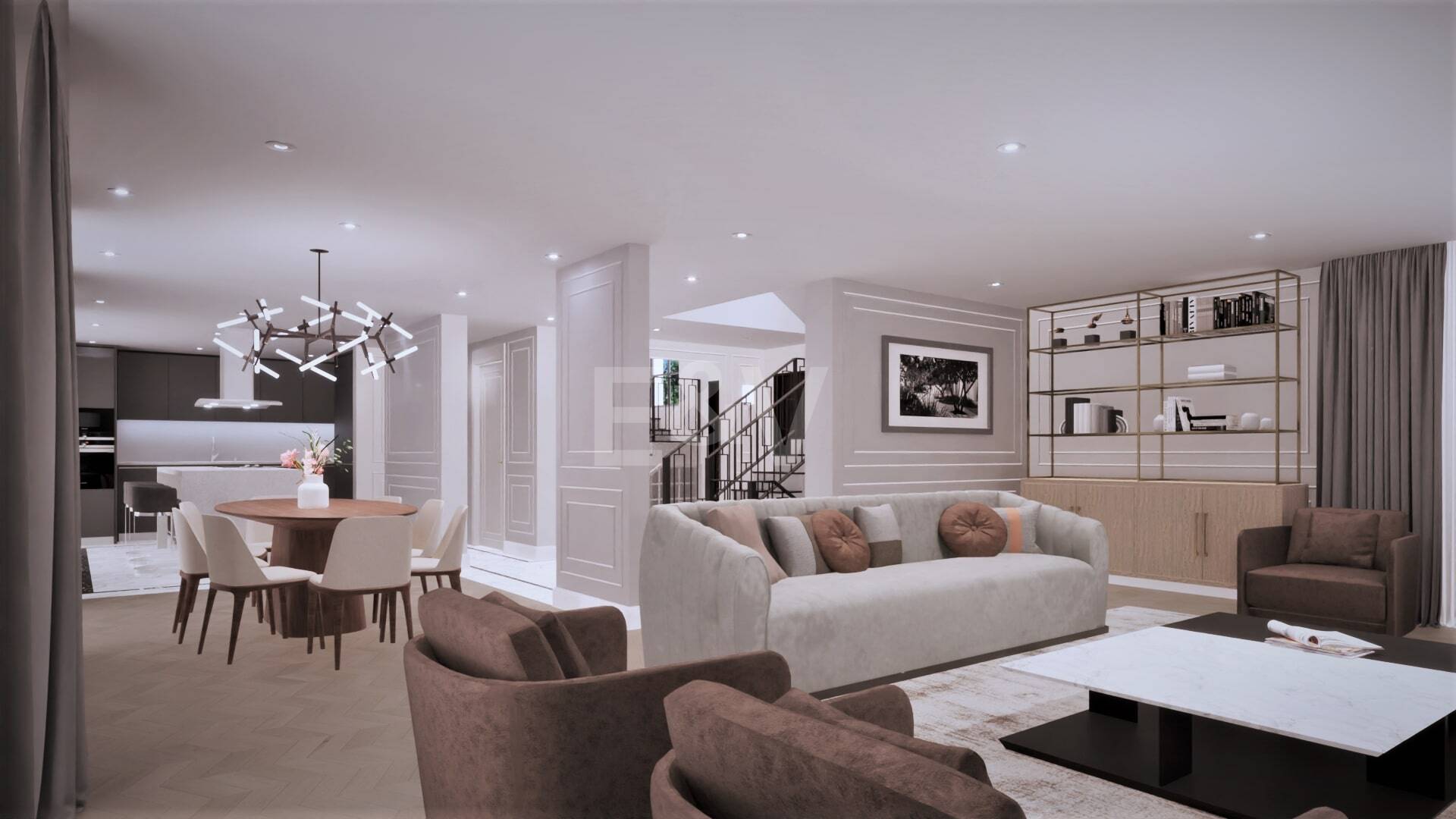 Chelsea-Stil Designer-Villa in Nueva Andalucía