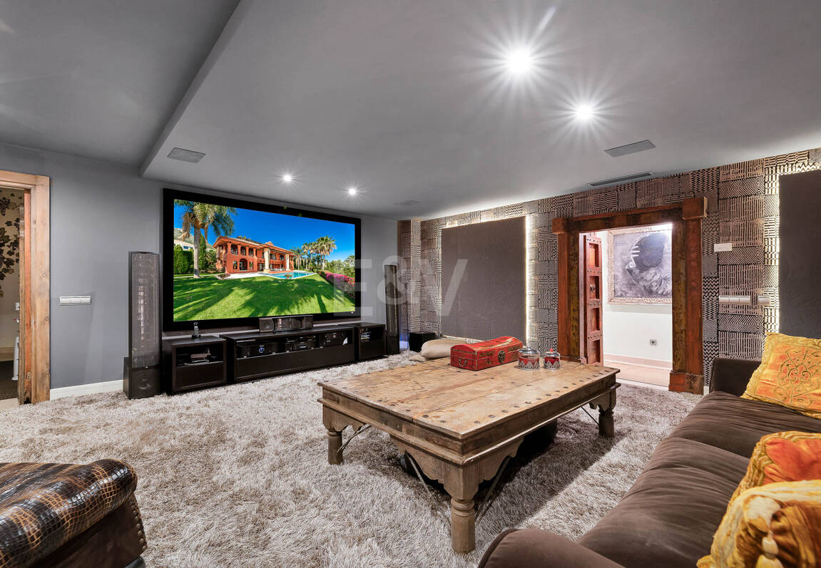 Utsökt herrgård med hisnande utsikt i Sierra Blanca