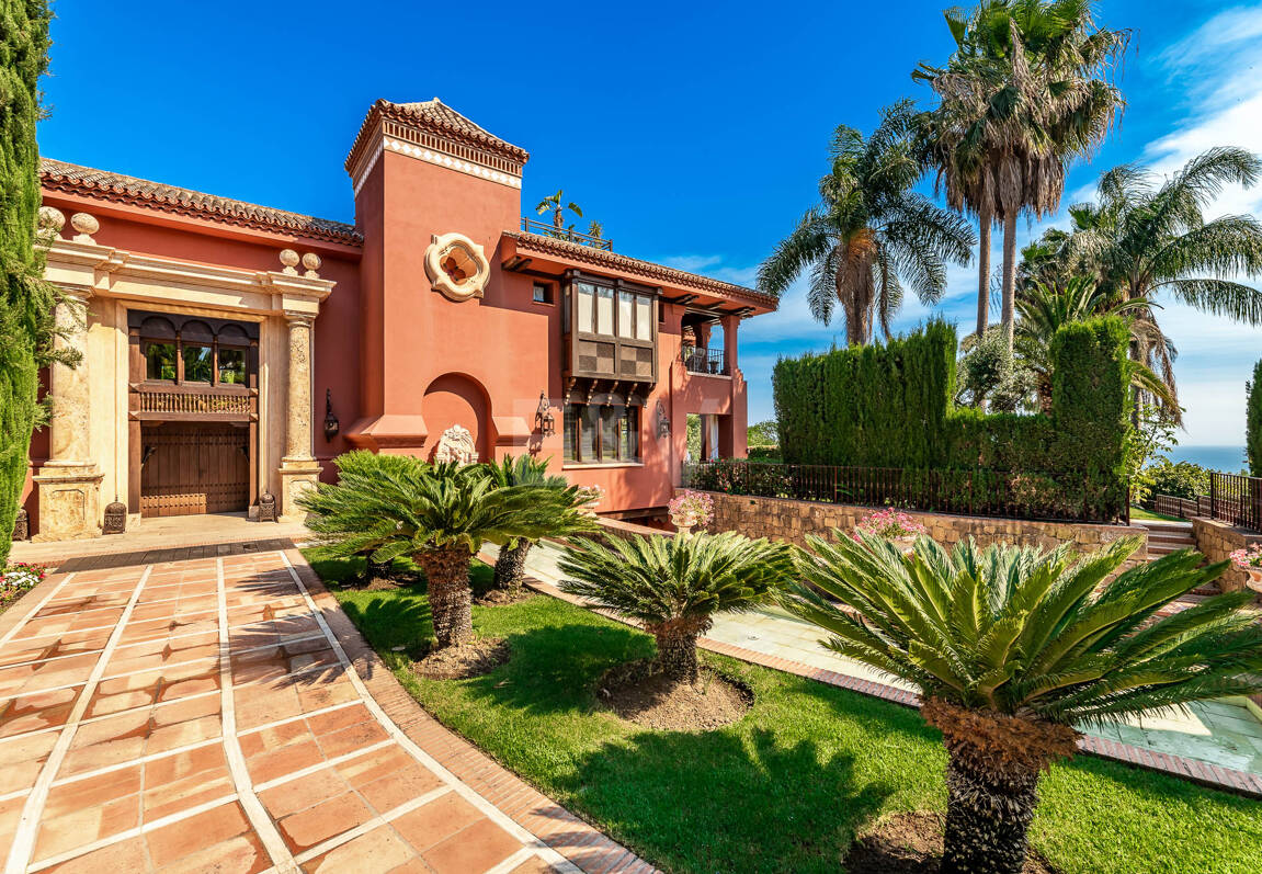 Utsökt herrgård med hisnande utsikt i Sierra Blanca