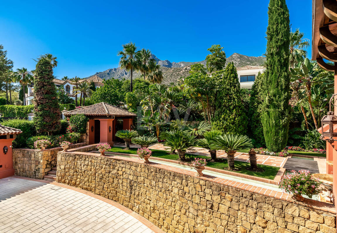 Utsökt herrgård med hisnande utsikt i Sierra Blanca