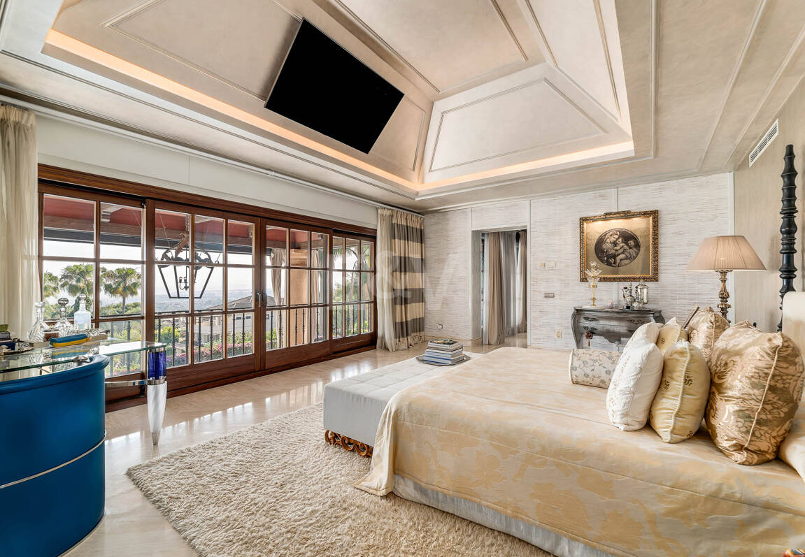 Utsökt herrgård med hisnande utsikt i Sierra Blanca